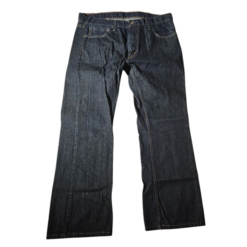 Levis 527 Slim Bootcut Jeans Mens 36x30 Dark Wash Indigo Denim 100% Cotton